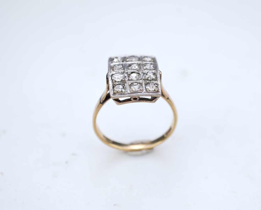 A diamond dress ring